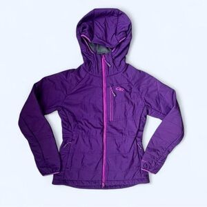 Outdoor Research Women’s Uberlayer Jacket Purple Magenta Pink Small